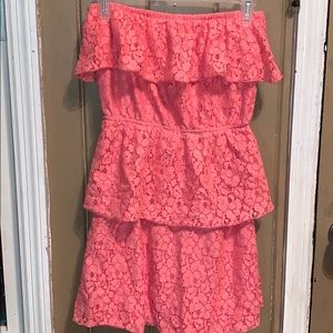 Sexy strapless dress